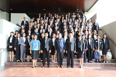 กรมบังคับคดีให้การต้อนรับคณะศึกษาดูงาน ตามโครงการ การบังคับคดีสำหรับเจ้าพนักงานบังคับทางปกครอง